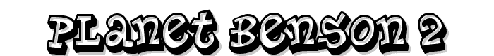 Planet Benson 2 font